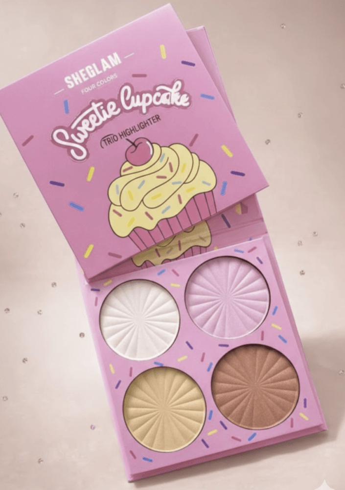 باليت الهايلايتر  Sweetie Cupcake من SHEGLAM